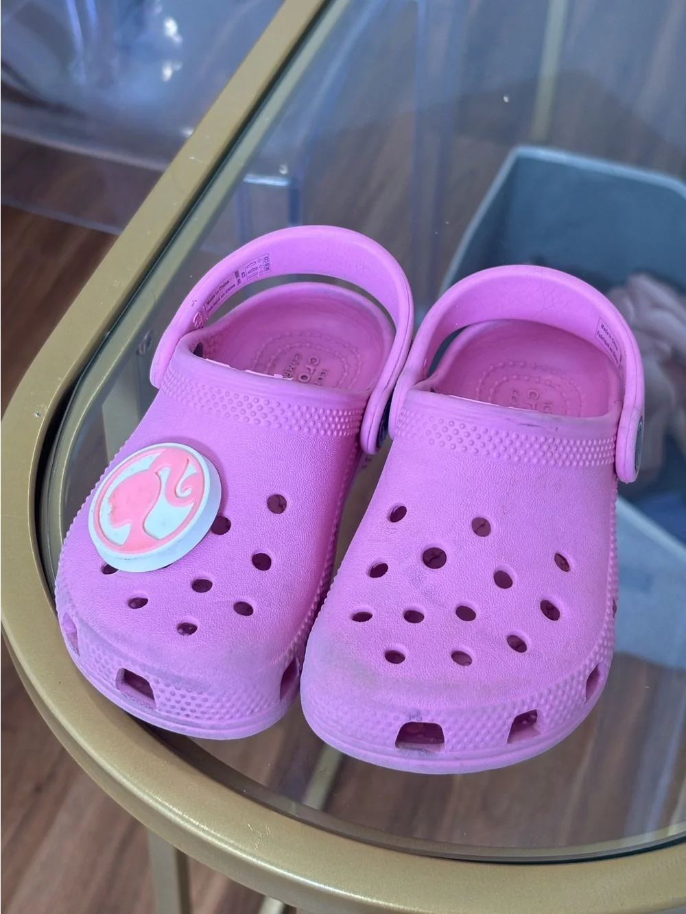 Children Pink Crocs Classic Clogs